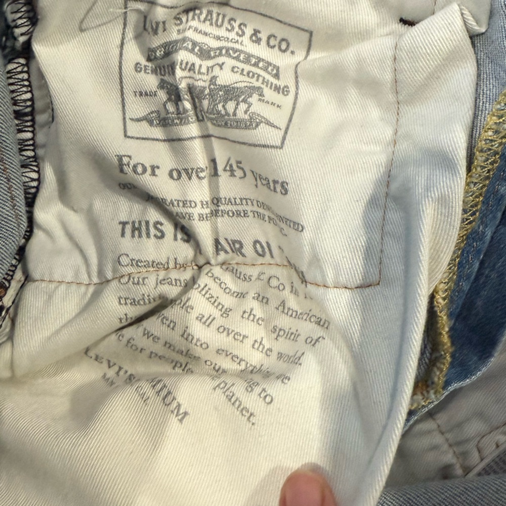 Levi's Distressed Light Blue Skinny Jeans - Picture 7 of 13